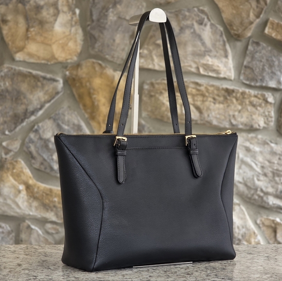 Michael Kors Coraline Large Black Shoulder Bag - Picture 3 of 7